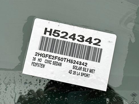 New 2026 Honda Civic Sport image 24