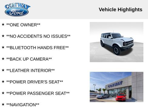 Used 2024 Ford Bronco Outer Banks w/ Sasquatch Package image 4