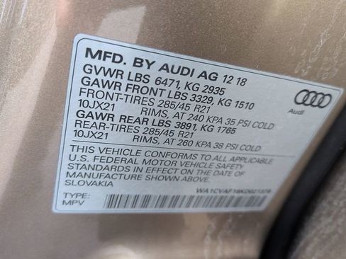 Used 2019 Audi Q8 Prestige w/ Luxury Package image 15