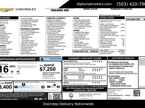 Used 2024 Chevrolet Silverado 1500 LT Trail Boss w/ Protection Package image 2