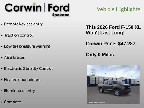 New 2026 Ford F150 XL image 6