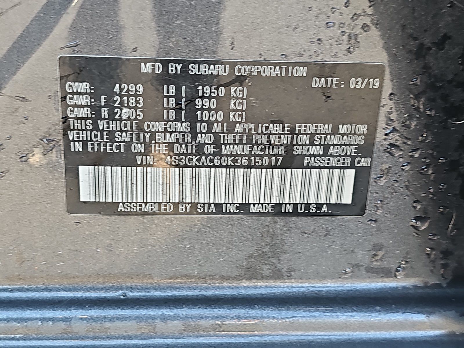 Used 2019 Subaru Impreza 2.0i Premium AWD/4WD image 16