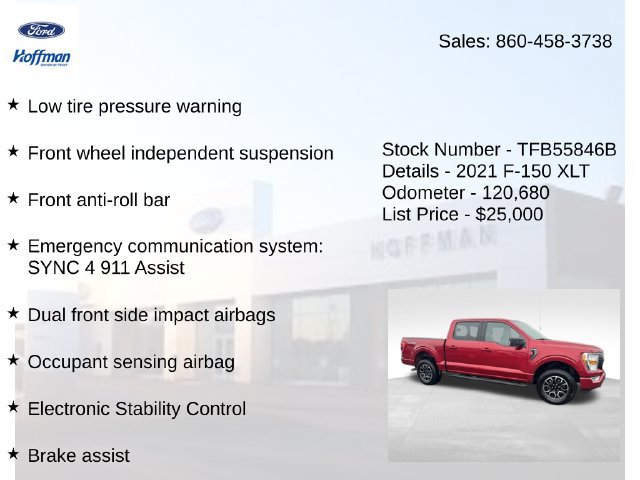 Used 2021 Ford F150 XLT w/ Equipment Group 301A Mid AWD/4WD image 30