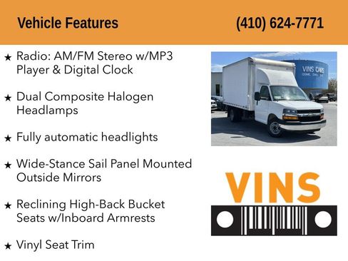 Used 2016 Chevrolet Express 3500 w/ Chrome Appearance Package RWD image 5