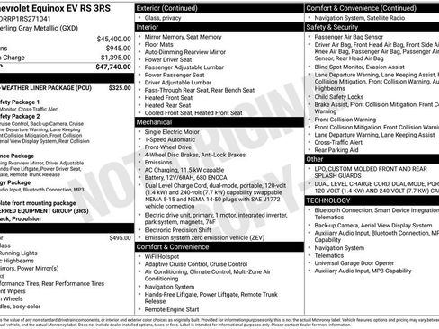 Used 2024 Chevrolet Equinox EV RS FWD image 6