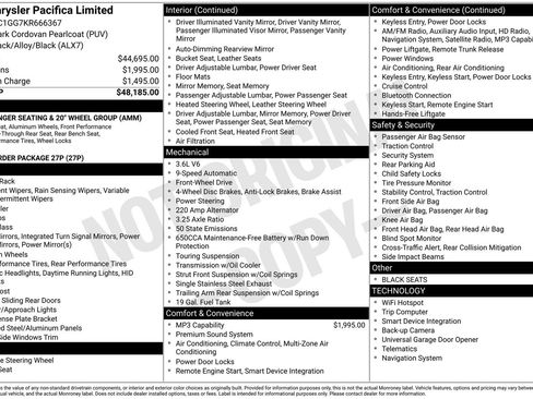Used 2019 Chrysler Pacifica Limited FWD image 4