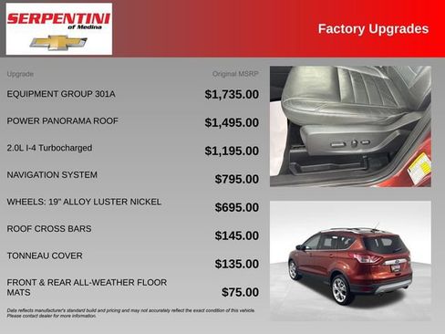 Used 2015 Ford Escape Titanium w/ Equipment Group 301A FWD image 6