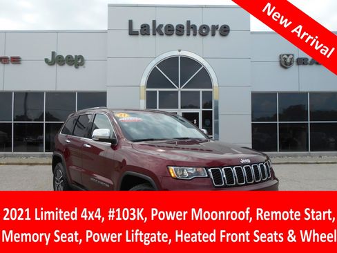 Certified 2021 Jeep Grand Cherokee Limited w/ Trailer Tow Group IV AWD/4WD image 1