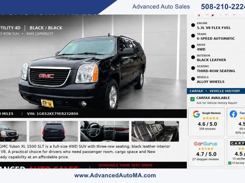 Used 2014 GMC Yukon XL SLT AWD/4WD image 1