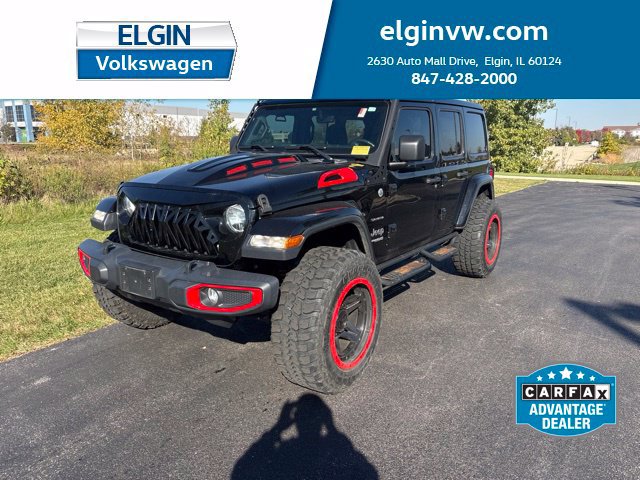Used 2018 Jeep Wrangler Unlimited Sahara w/ Uconnect 4C Nav & Sound Group AWD/4WD image 1