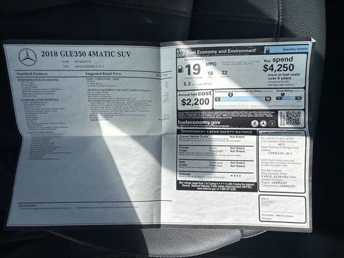 Used 2018 Mercedes-Benz GLE 350 4MATIC w/ Premium 2 Package image 30