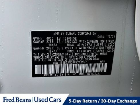 Used 2024 Subaru Outback Limited AWD/4WD image 39