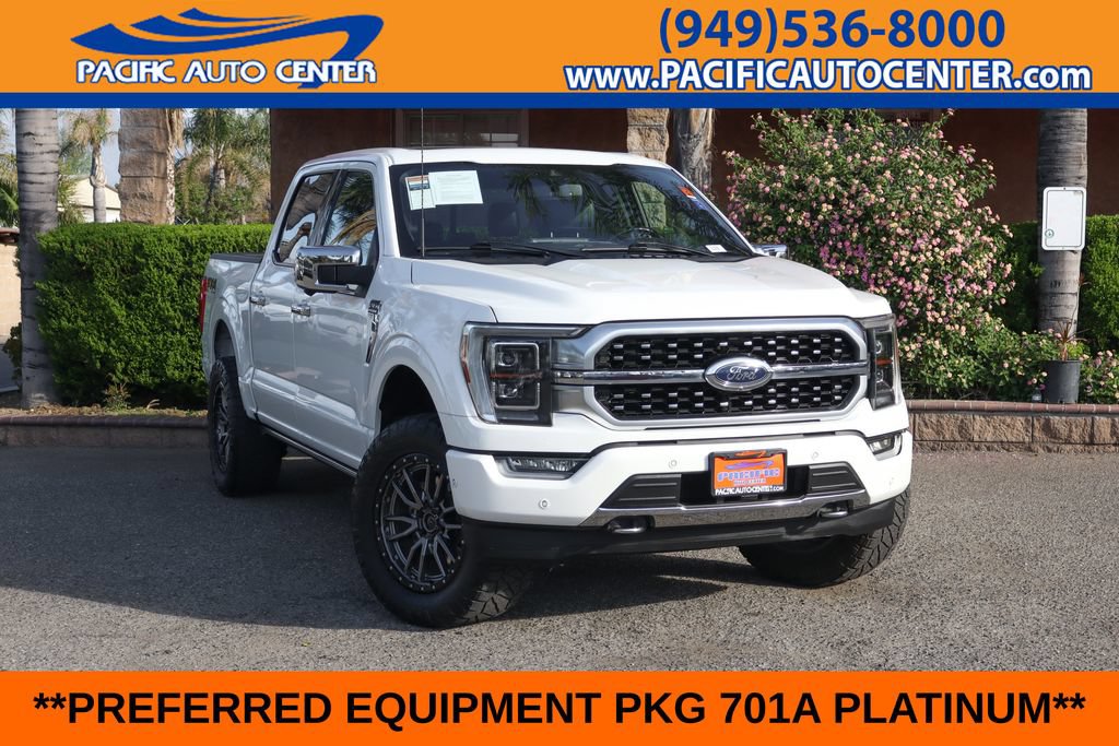 Used 2021 Ford F150 Platinum w/ Equipment Group 701A High AWD/4WD image 1