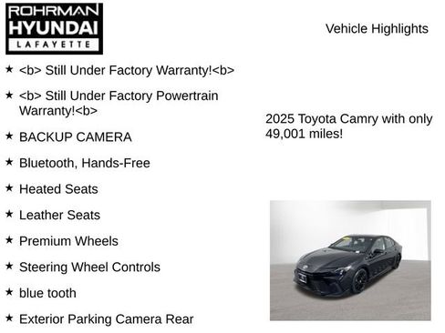 Used 2025 Toyota Camry SE FWD image 7