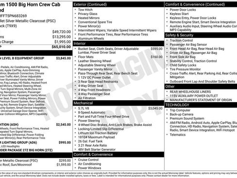 Used 2023 RAM 1500 Big Horn image 10