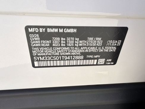New 2026 BMW XM Label Red AWD/4WD image 16