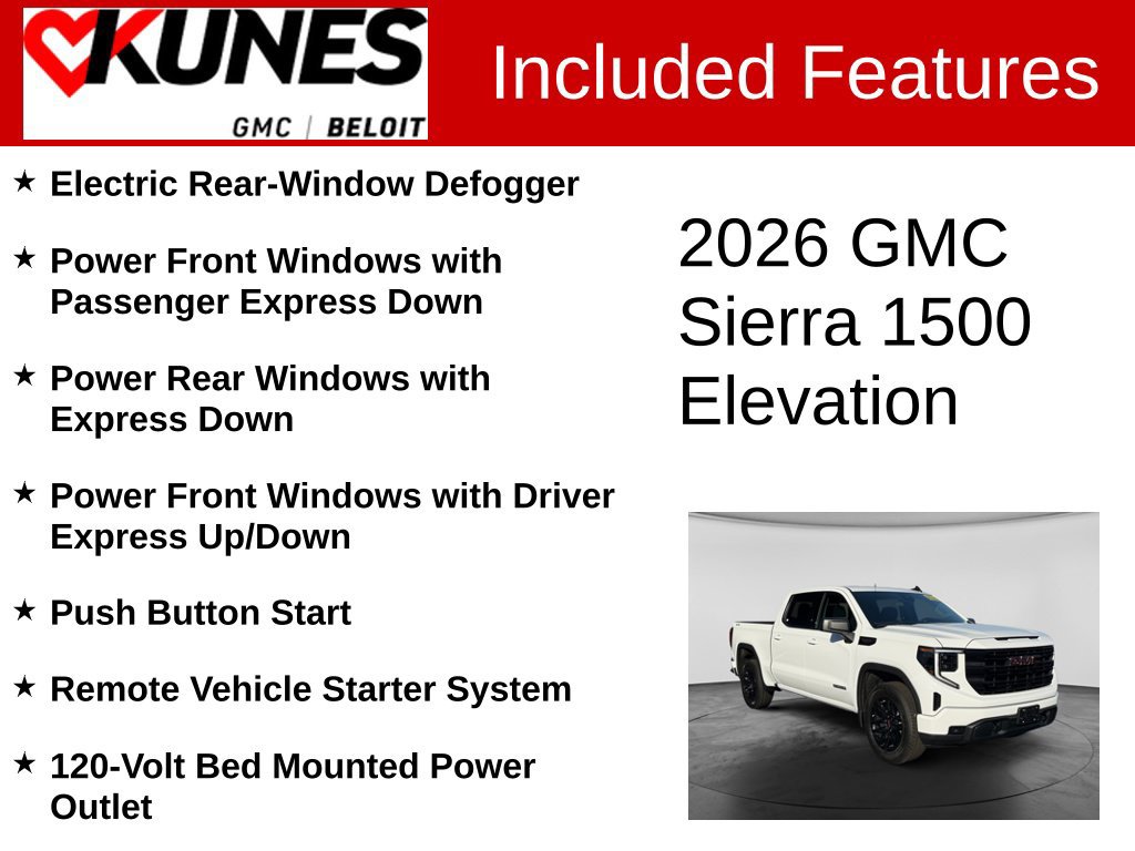 New 2026 GMC Sierra 1500 Elevation w/ Preferred Package AWD/4WD image 3