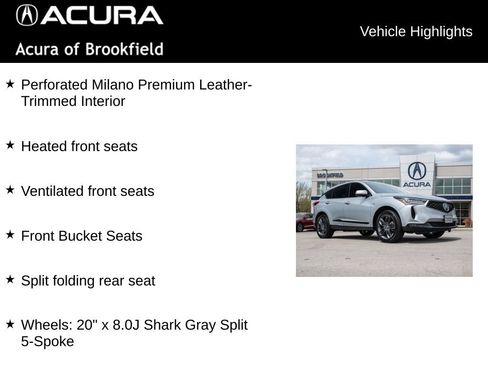 Certified 2024 Acura RDX A-Spec AWD/4WD image 20