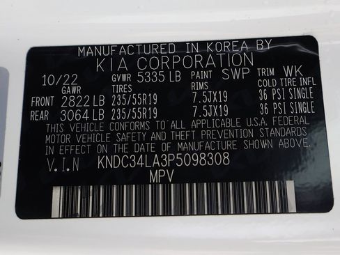 Certified 2023 Kia EV6 Wind w/ Wind Technology Package image 57