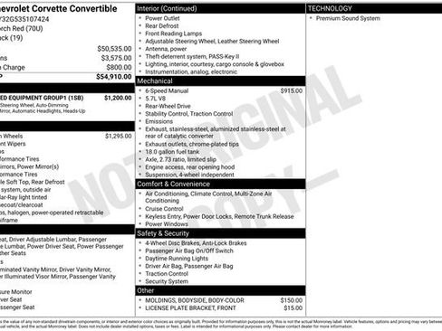 Used 2003 Chevrolet Corvette Convertible w/ Preferred Equipment Group1 RWD image 8