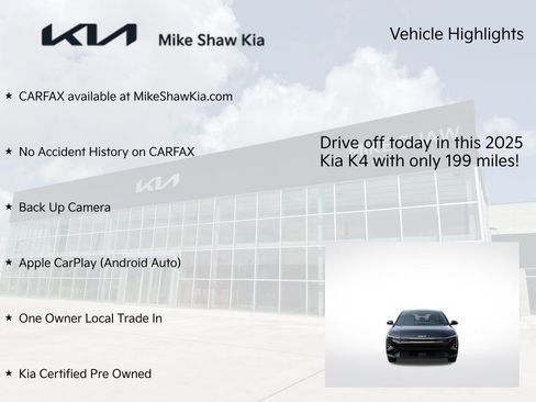 Certified 2025 Kia K4 LXS image 5
