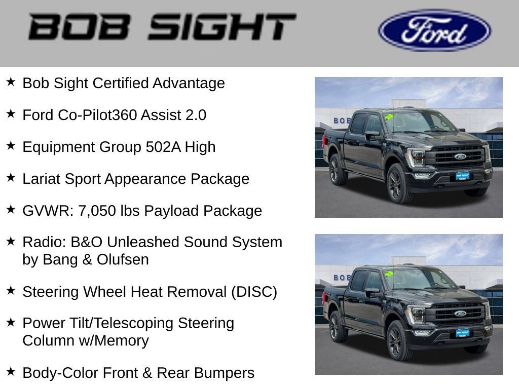 Used 2023 Ford F150 Lariat w/ Equipment Group 502A High AWD/4WD image 3