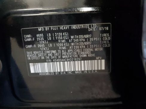 Used 2017 Subaru Outback 2.5i AWD/4WD image 31