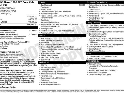New 2026 GMC Sierra 1500 SLT w/ SLT Premium Package AWD/4WD image 5