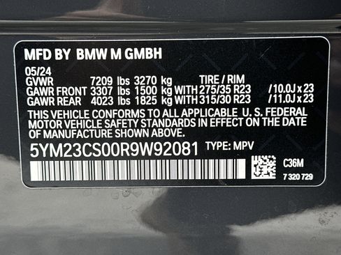 Used 2024 BMW XM Base image 36