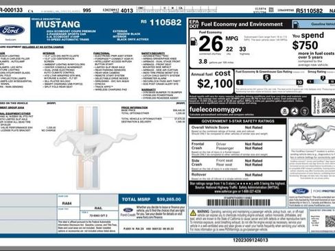 Used 2024 Ford Mustang Premium RWD image 28