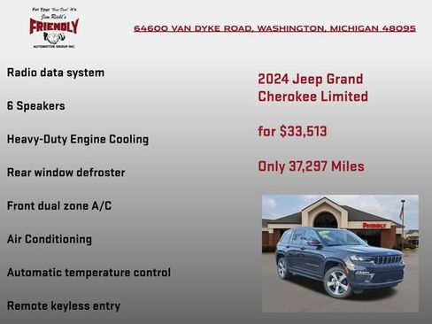 Used 2024 Jeep Grand Cherokee Limited w/ Luxury Tech Group II AWD/4WD image 25