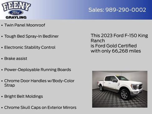 Used 2023 Ford F150 King Ranch w/ Equipment Group 601A High AWD/4WD image 24
