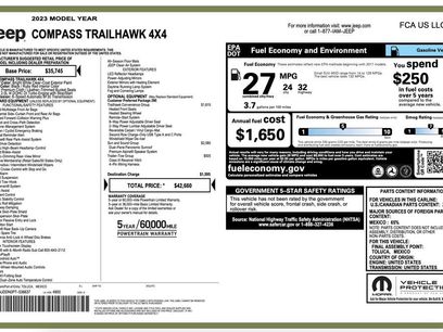 Used 2023 Jeep Compass Trailhawk w/ Sun and Sound Group
