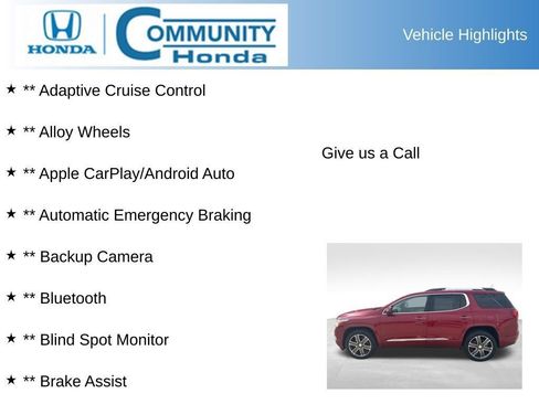 Used 2019 GMC Acadia Denali w/ Technology Package image 7