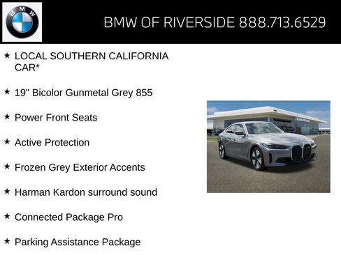 Certified 2024 BMW i4 eDrive35 w/ Parking Assistance Package RWD image 15