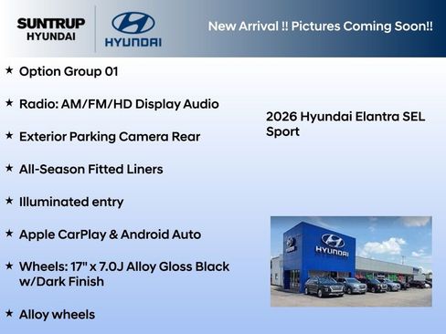 New 2026 Hyundai Elantra Sport FWD image 3