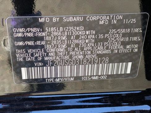 New 2026 Subaru Crosstrek 2.5i Sport w/ Crosstrek Mirror Package image 18