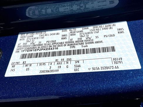 Used 2023 Ford F150 XLT w/ Equipment Group 302A High AWD/4WD image 34