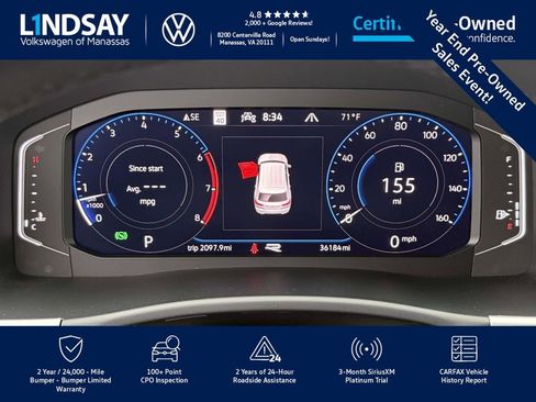 Certified 2021 Volkswagen Atlas Cross Sport SEL R-Line image 25