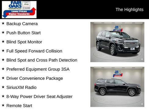 Used 2023 GMC Acadia SLE w/ Driver Convenience Package FWD image 2
