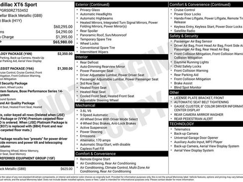 Used 2024 Cadillac XT6 Sport w/ Technology Package image 5