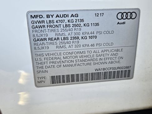 Used 2018 Audi Q3 2.0T Premium w/ Convenience Package image 34