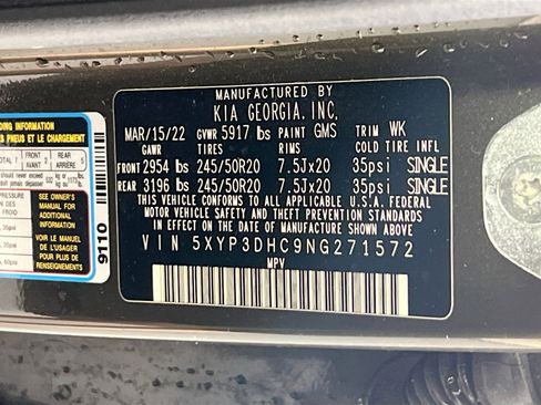 Used 2022 Kia Telluride EX w/ EX Premium Package AWD/4WD image 35