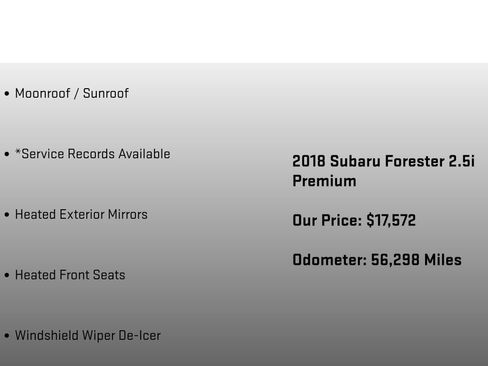Used 2018 Subaru Forester 2.5i Premium w/ All-Weather Package image 12