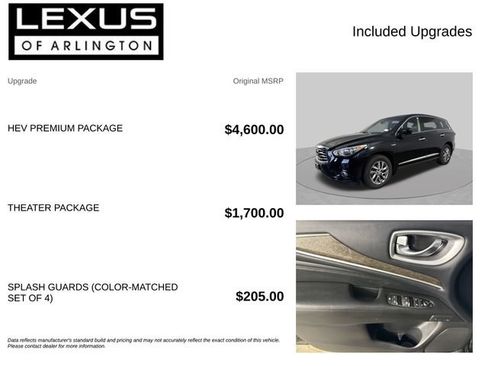 Used 2014 INFINITI QX60 AWD Hybrid w/ HEV Premium Package image 4