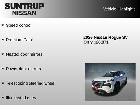 Used 2026 Nissan Rogue SV AWD/4WD image 45