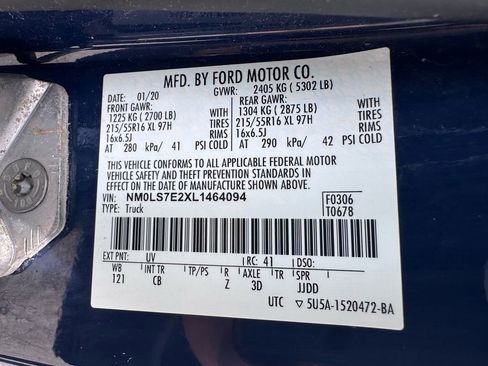 Used 2020 Ford Transit Connect XL FWD image 47