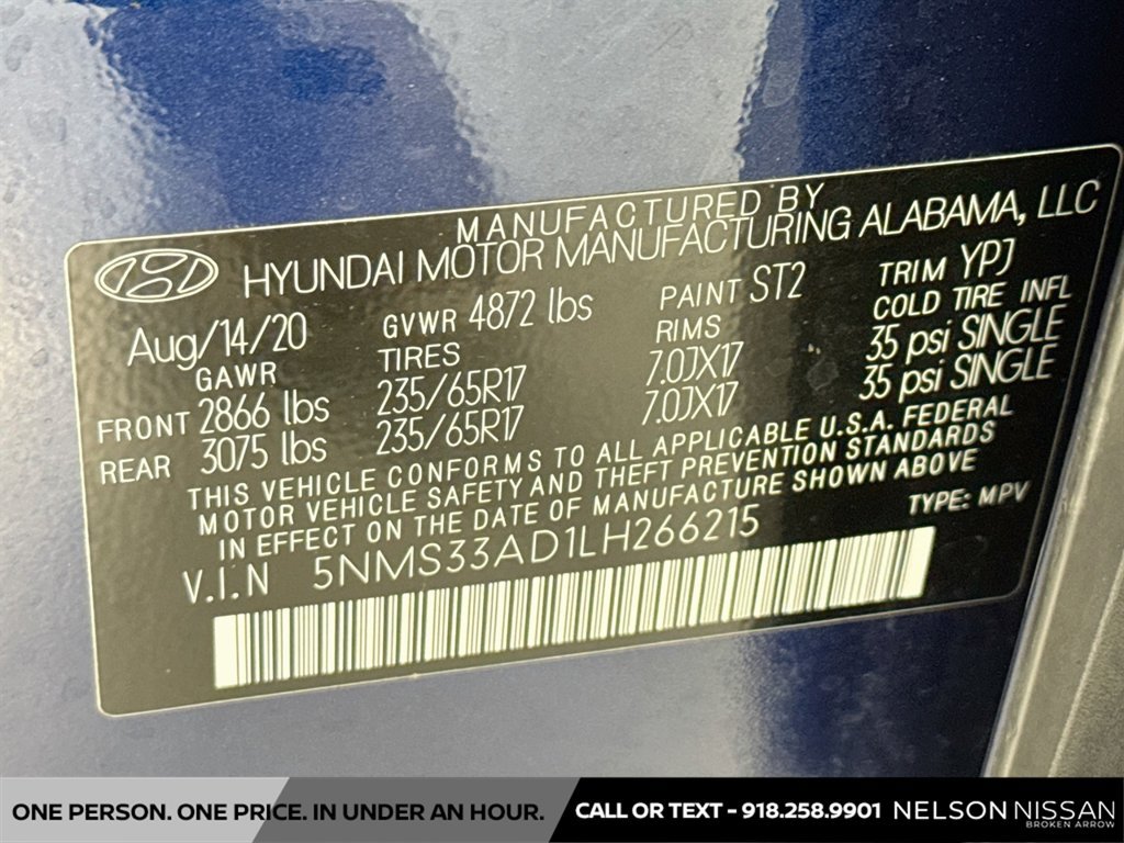 Used 2020 Hyundai Santa Fe SEL FWD image 31