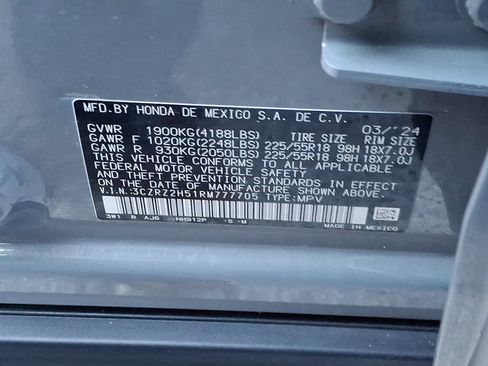 Certified 2024 Honda HR-V Sport image 28