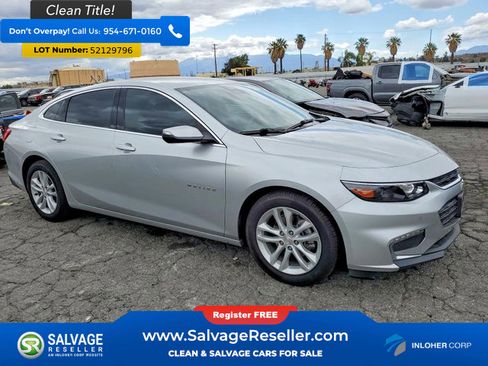 Used 2017 Chevrolet Malibu Hybrid w/ Driver Confidence Package FWD image 5